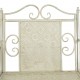 Sonata Двуместна градинска пейка, 161 см, стомана, бяла -