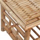 Sonata Градински комплект с възглавници, 4 части, бамбук -