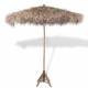 Sonata Бамбуков чадър за слънце с покрив от бананови листа, 210 см -