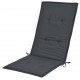 Sonata Възглавници за градински столове, 2 бр, антрацит, 120x50х3 см -