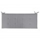 Sonata Възглавница за градинска пейка, сива, 120x50х3 см -