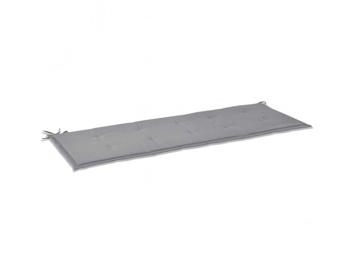 Sonata Възглавница за градинска пейка, сива, 150x50х3 см -