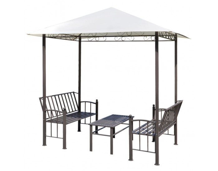 Sonata Градинска шатра с маса и пейки, 2,5 x 1,5 x 2,4 м -