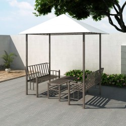 Sonata Градинска шатра с маса и пейки, 2,5 x 1,5 x 2,4 м - Външни съоражения