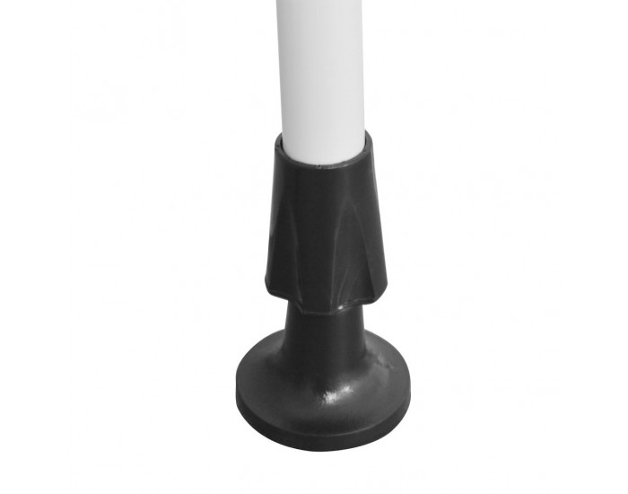 Sonata Ръчно прибиращ се сенник, 400 см, жълти и бели ивици -