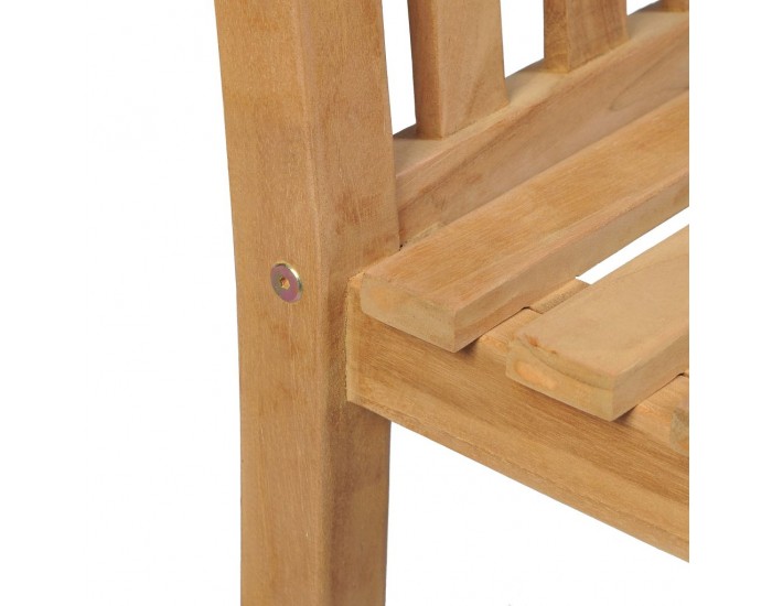 Sonata Градински столове, 2 бр, тикова дървесина масив -