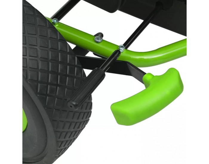 Sonata Детски картинг с педали, с регулируема седалка, зелен -