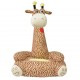 Sonata Плюшен детски стол, жираф, кафяв -