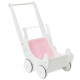 Sonata Детска количка за кукли от дърво, 53x25,7x50 cм, бяла -