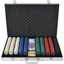 Sonata Покер комплект с 1000 чипа, алуминий - Изкуство и забавление
