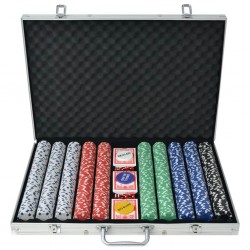 Sonata Покер комплект с 1000 чипа, алуминий - Изкуство и забавление