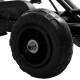 Sonata Детски картинг с педали и гуми, черен -