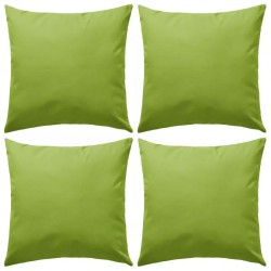 Sonata Градински възглавници, 4 бр, 45x45 см, ябълково зелени - Мека мебел