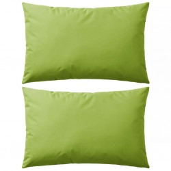 Sonata Градински възглавници, 2 бр, 60x40 см, ябълково зелени - Мека мебел