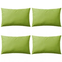 Sonata Градински възглавници, 4 бр, 60x40 см, ябълково зелени - Мека мебел