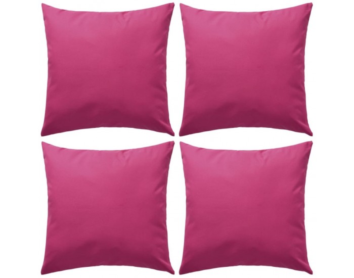 Sonata Градински възглавници, 4 бр, 45x45 см, розови -
