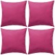 Sonata Градински възглавници, 4 бр, 45x45 см, розови -
