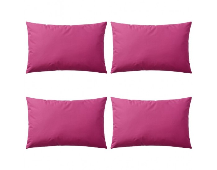 Sonata Градински възглавници, 4 бр, 60x40 см, розови -