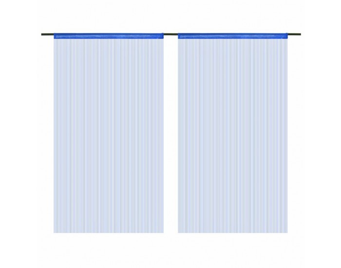 Sonata Пердета ресни, 2 бр, 140x250 см, сини -