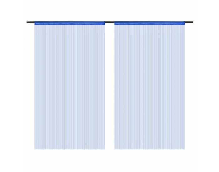 Sonata Пердета ресни, 2 бр, 140x250 см, сини - Sonata Пердета ресни, 2 бр, 140x250 см, сини -