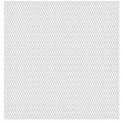 Sonata Панел мрежа от неръждаема стомана, 50x50 см, 30x17x2,5 мм - Огради