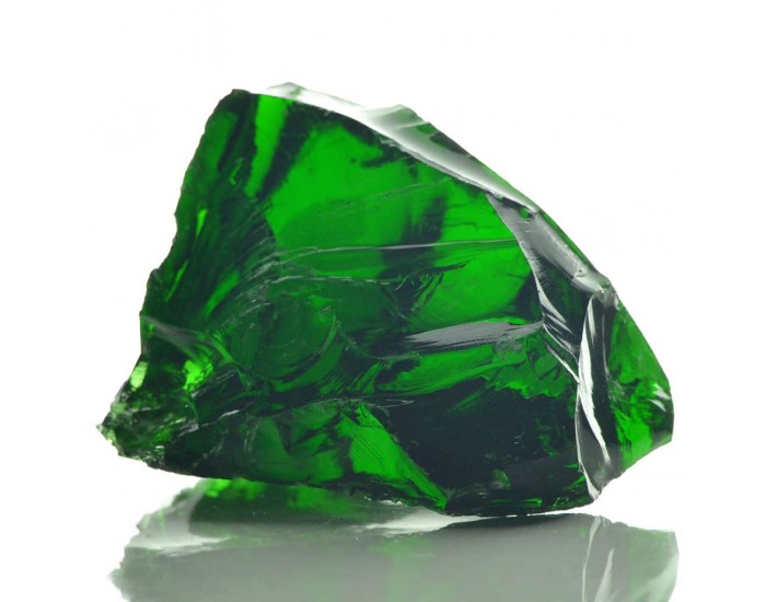 Sonata Стъклени камъни за габион, зелени, 60-120 мм, 25 кг -
