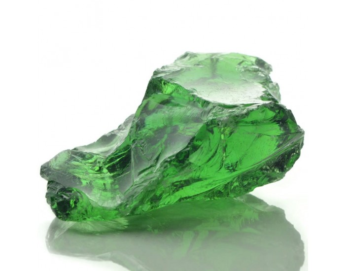 Sonata Стъклени камъни за габион, зелени, 60-120 мм, 25 кг -