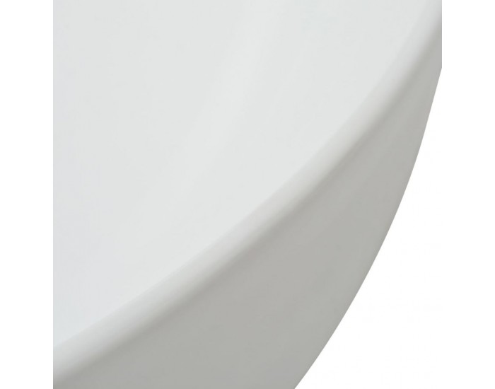 Sonata Керамична мивка, кръгла, бяла, 41,5x13,5 см -