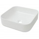 Sonata Керамична мивка, квадратна, бяла, 38x38х13,5 см -