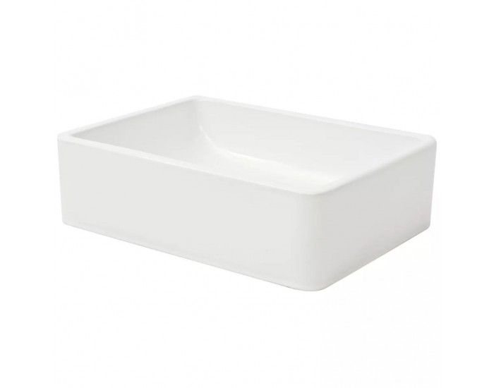 Sonata Керамична мивка, бяла, 41x30х12 см -