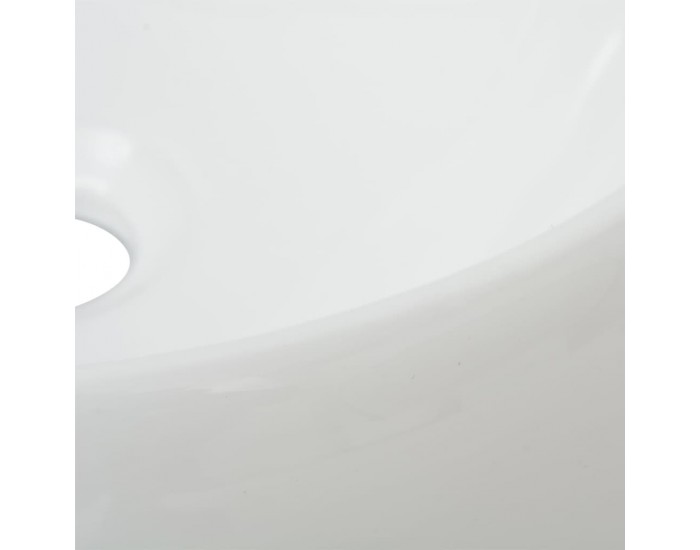 Sonata Керамична мивка, кръгла, бяла, 40x15 см -