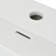 Sonata Мивка с отвор за кран, керамична, бяла, 51,5x38,5x15 см -