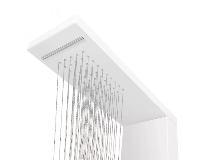 Sonata Система душ панел от алуминий, матирано бяло -