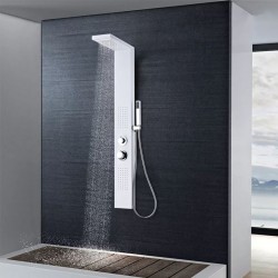 Sonata Система душ панел от алуминий, матирано бяло - Продукти за баня и WC