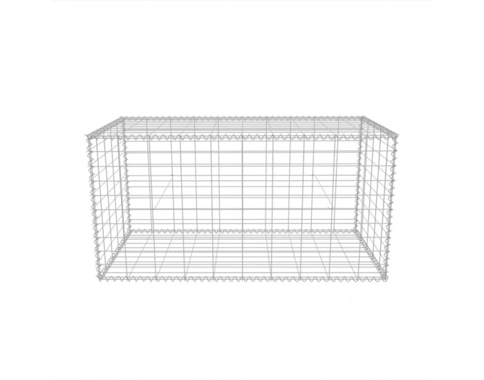 Sonata Габионна кошница, стомана, 100x50x50 cм -