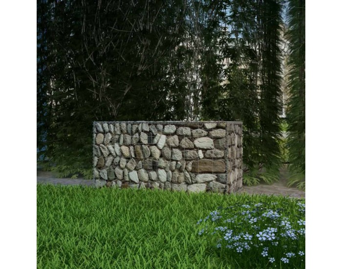 Sonata Габионна кошница, стомана, 100x50x50 cм -