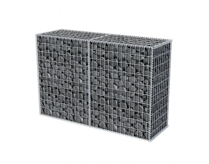 Sonata Габионна кошница, стомана, 150x50x100 cм -