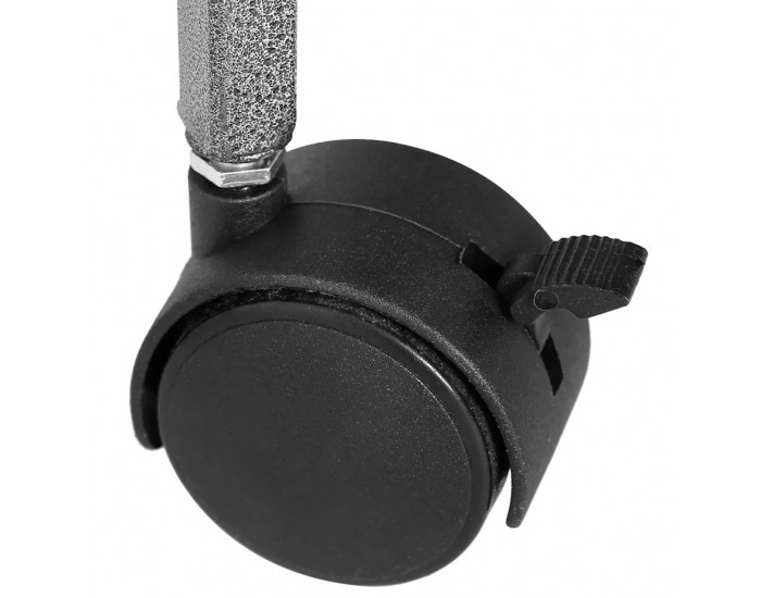 Sonata Клетка за птици с покрив, стомана, черна, 66x66x155 cм -