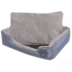 Sonata Кучешко легло с подплатена възглавница, размер L, сиво - Домашни любимци