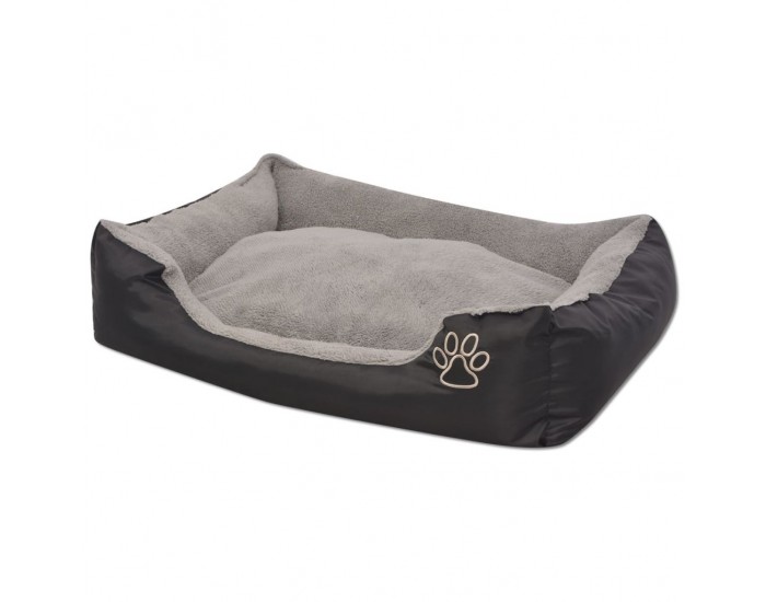 Sonata Кучешко легло с подплатена възглавница, размер XL, черно -