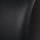 Sonata LED Диван реклайнер, 2-местен, изкуствена кожа, черен -
