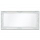 Sonata Стенно огледало, бароков стил 100х50 см, бяло -