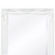 Sonata Стенно огледало, бароков стил 100х50 см, бяло -