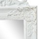 Sonata Свободностоящо огледало, бароков стил 160х40 см, бяло -