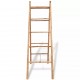 Sonata Двойна стълба за кърпи, с 5 бабукови стъпълца, 50x160 cм -