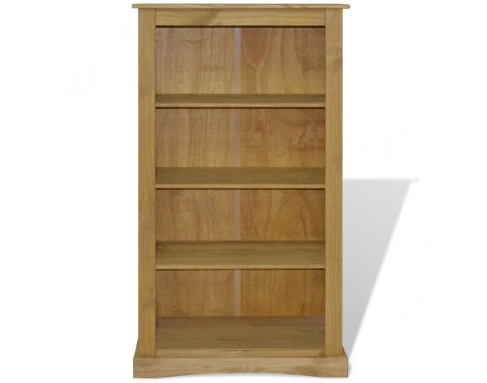 Sonata Библиотека, 4 рафта, бор, мексикански стил “Корона“ 81x29x150см -
