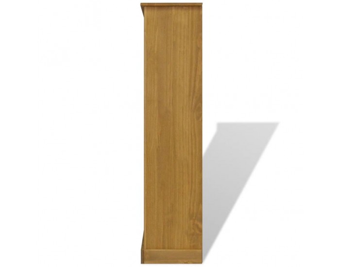 Sonata Библиотека, 4 рафта, бор, мексикански стил “Корона“ 81x29x150см -