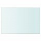 Sonata Плоча за рафт, прозрачно стъкло, 30 x 20 см -