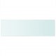 Sonata Плоча за рафт, прозрачно стъкло, 80 x 25 см -