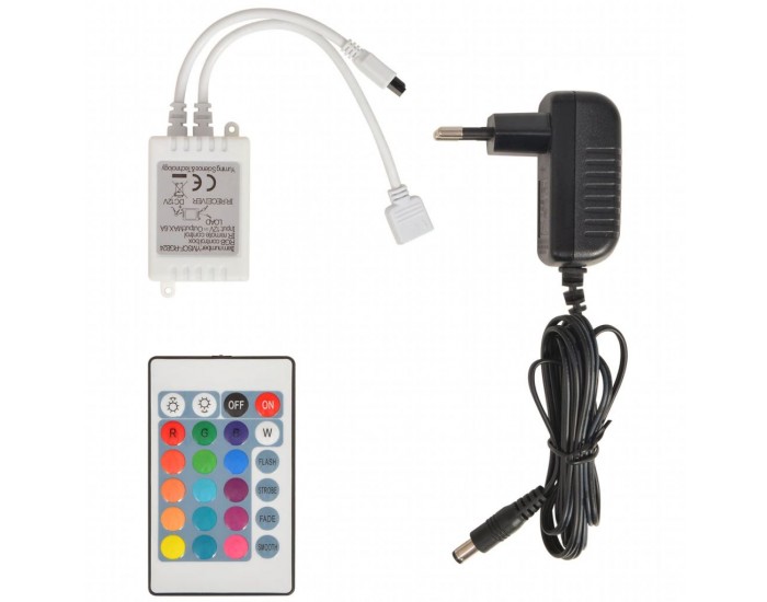 Sonata Детско легло “състезателна кола“, LED лента, 90x200 cм, синьо -